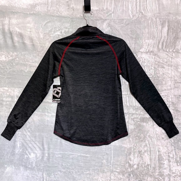 Ohio State Colosseum Women's Quarter Zip Small Long Sleeve Pullover Gray NWT - Picture 2 of 5